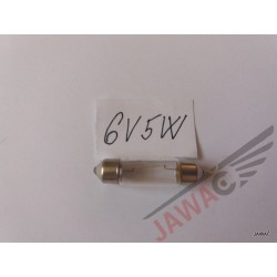 Žárovka 6V 5W SV8.5 kratší